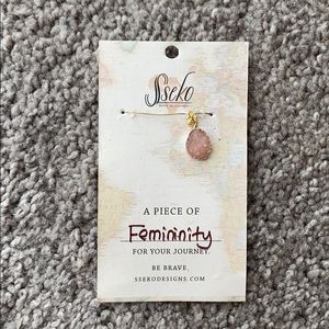 Sseko Femininity charm NWT